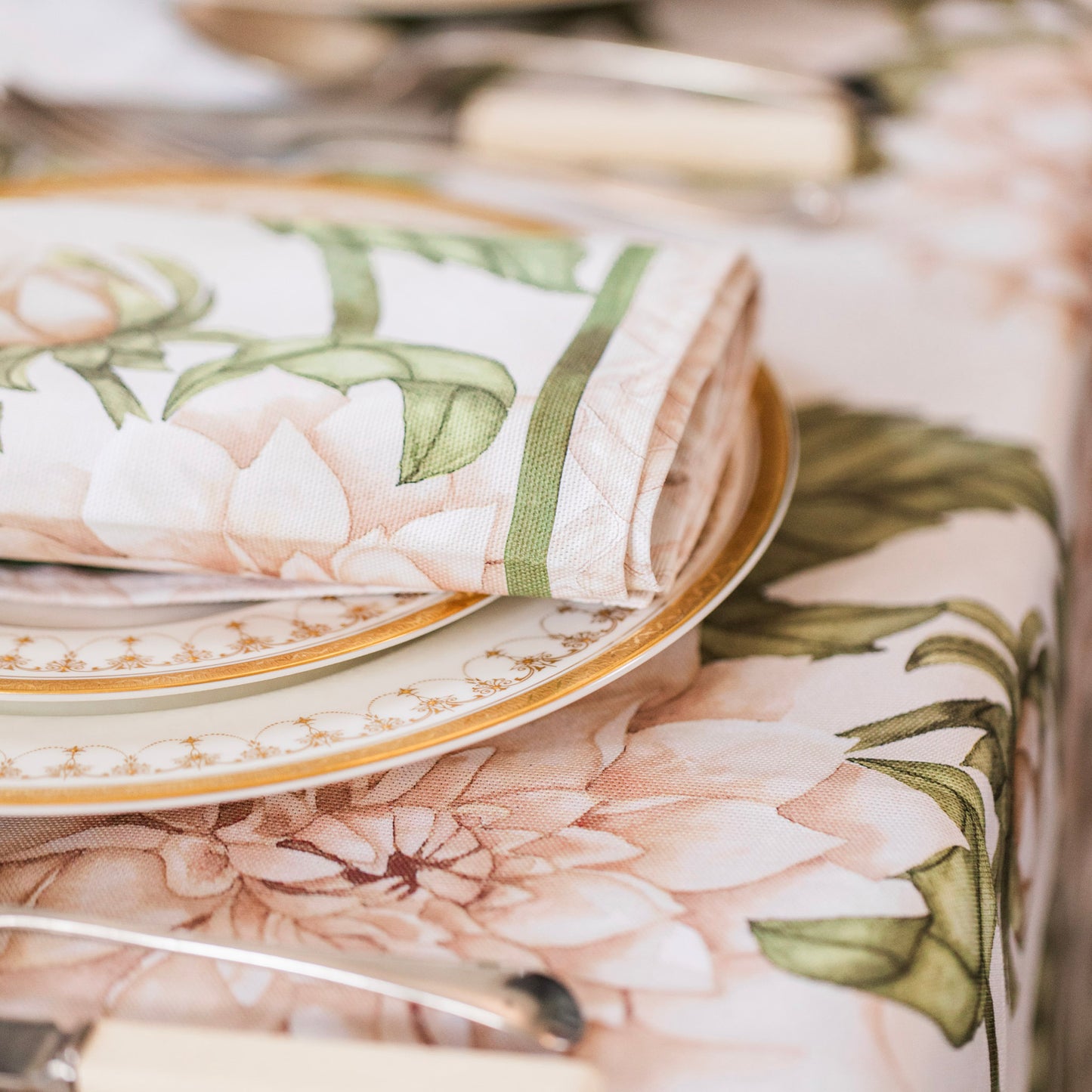 Dahlia Tablecloth Avalon x The Laundry Garden - Pre Order For November Dispatch