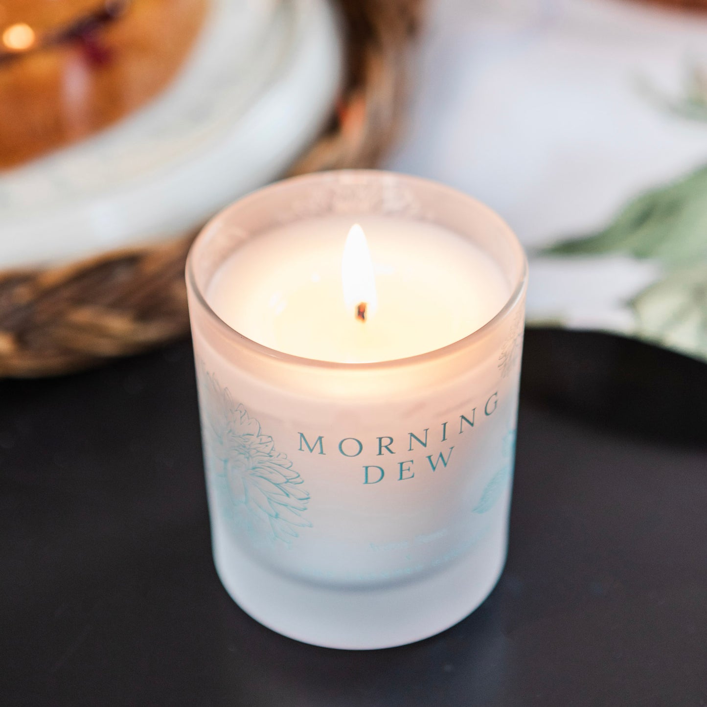 Morning Dew Glass Candle Avalon x The Laundry Garden - Pre Order For November Dispatch