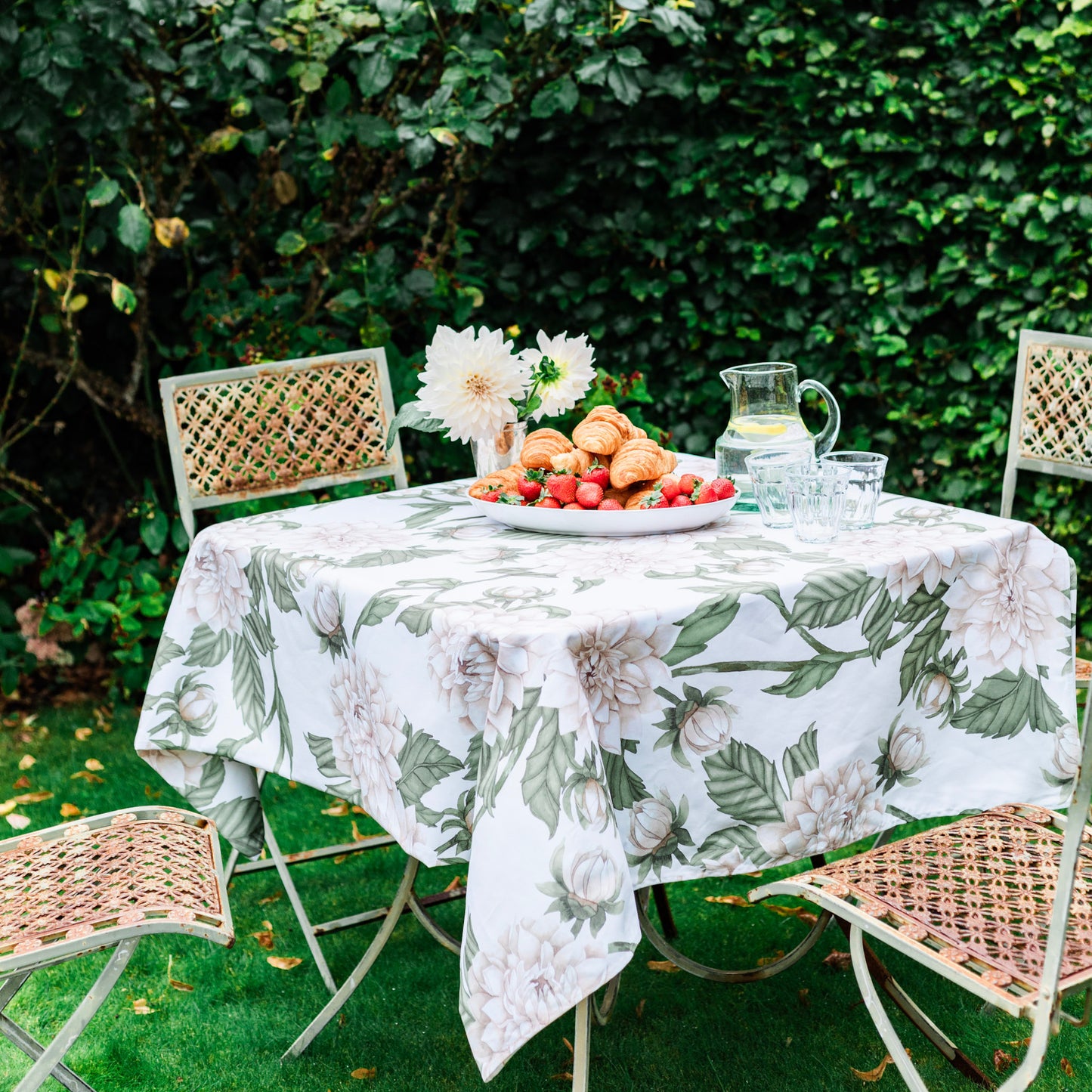 Dahlia Tablecloth Avalon x The Laundry Garden - Pre Order For November Dispatch