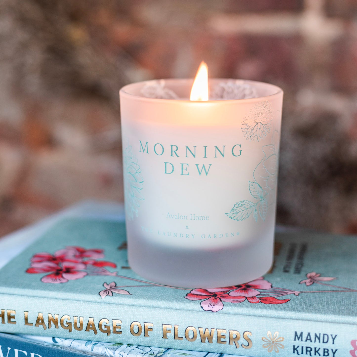 Morning Dew Glass Candle Avalon x The Laundry Garden - Pre Order For November Dispatch