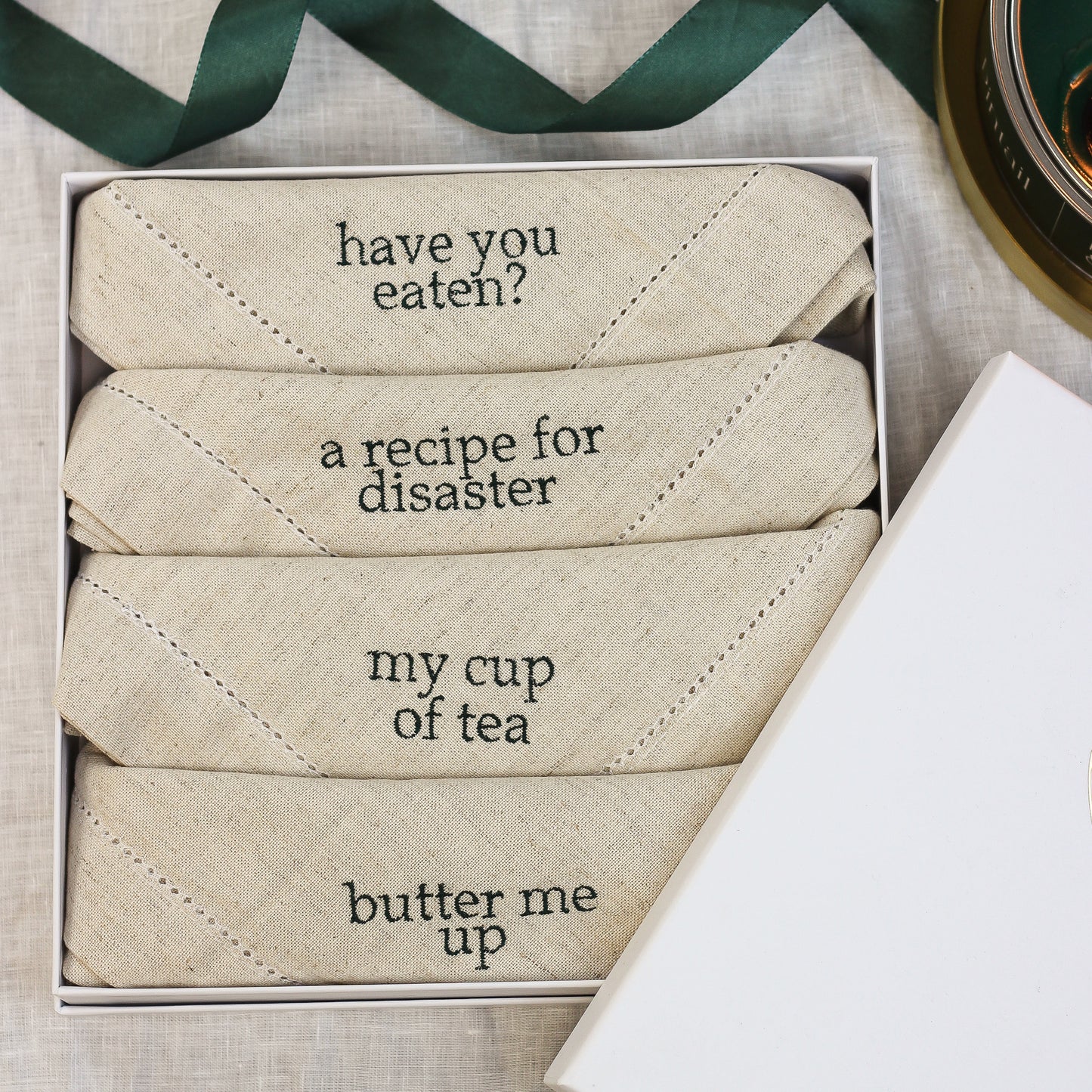 The Hostess Collection- Embroidered Napkin Gift Set - Preorder For November Dispatch