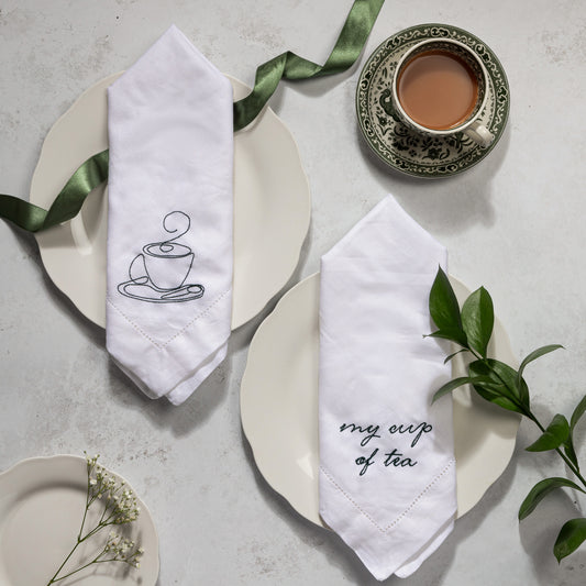 My Cup Of Tea Napkins (Pair)- PRE ORDER FOR FEBRUARY DISPATCH