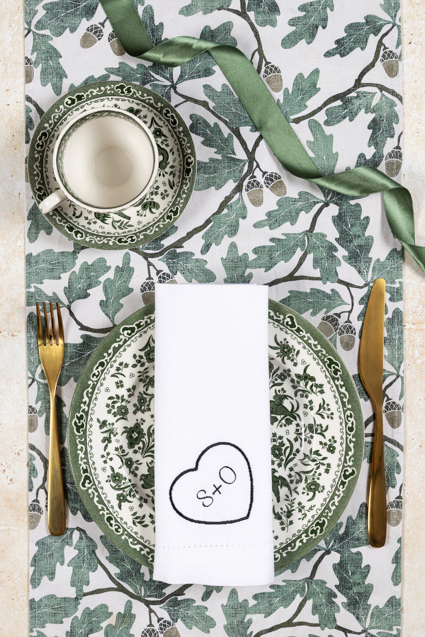 Personalised Heart Napkin