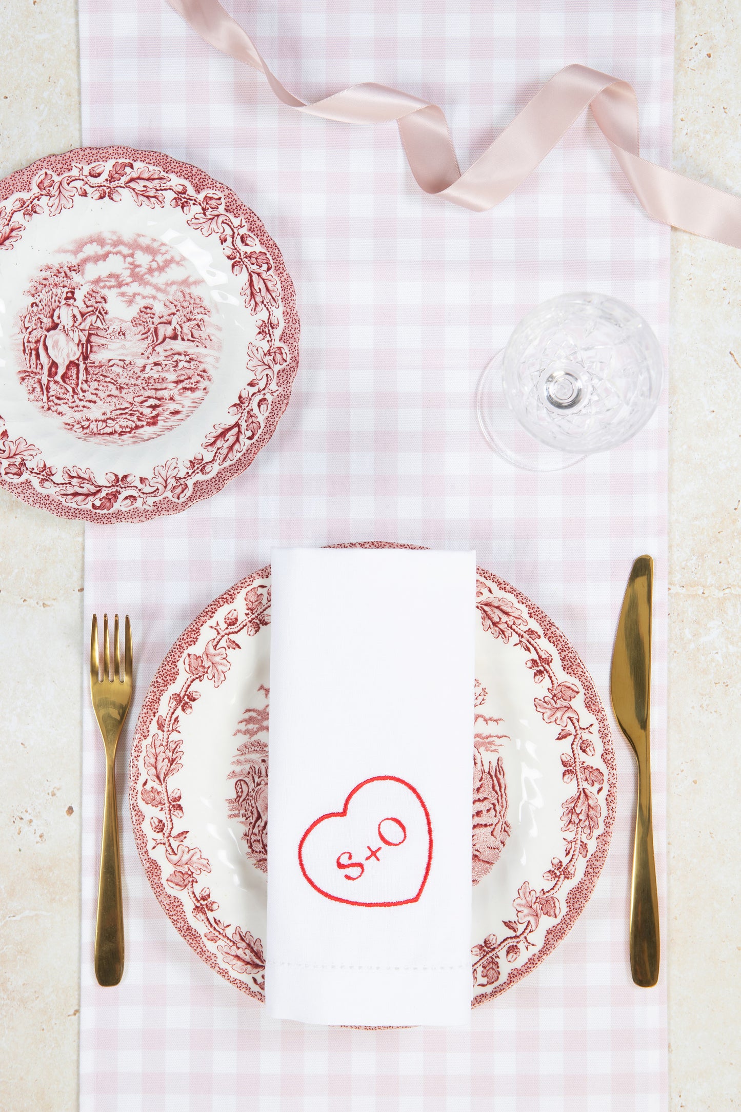 Personalised Heart Napkin